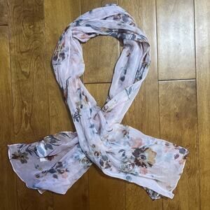 Beeline Women’s Floral Scarf Accessory Fairy Romantic Pink Cottage Coquette